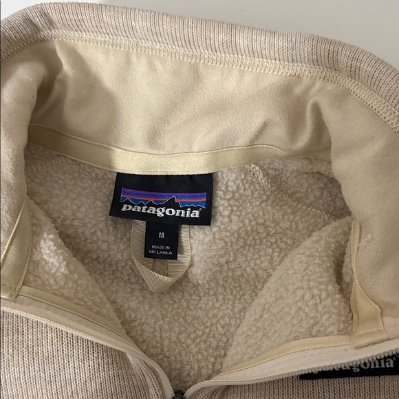 Patagonia  Zip-Up Sweater in Cream - Picture 2 of 2